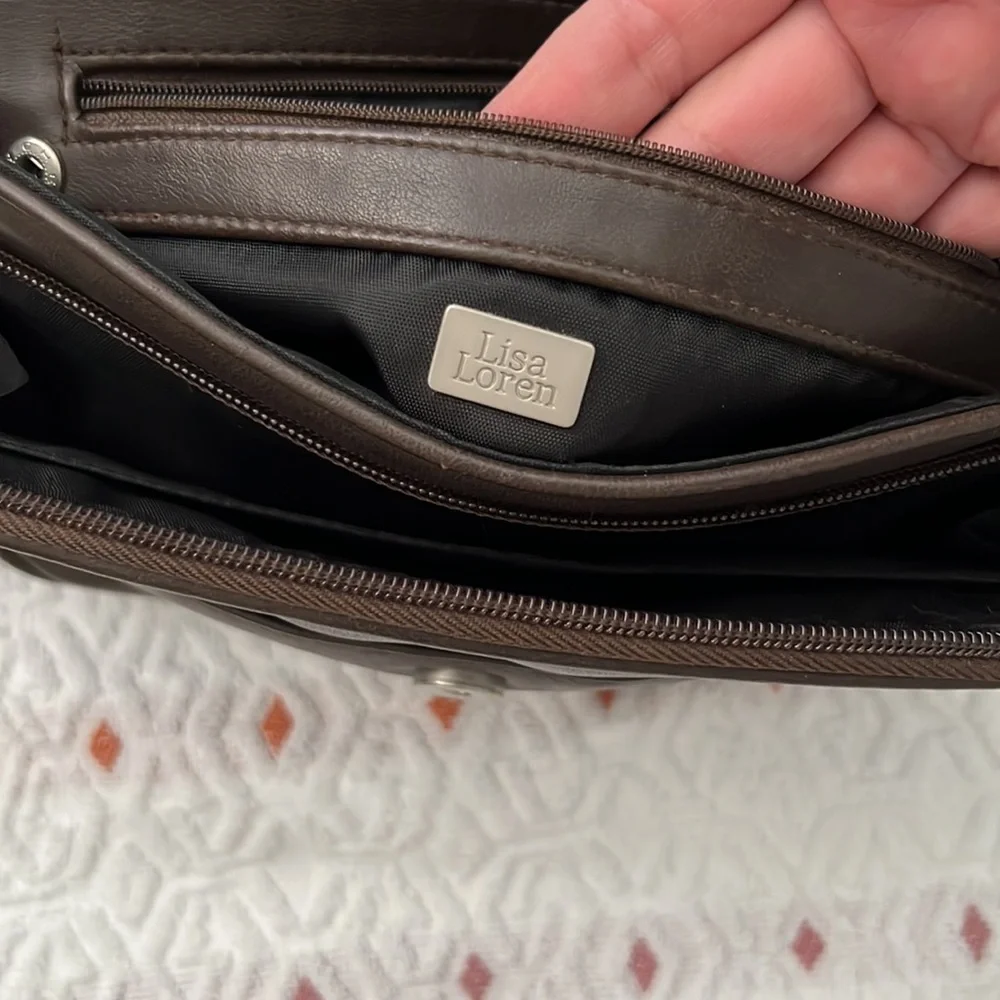 Chocolate Brown Cross Body Purse - Picture 9 of 11